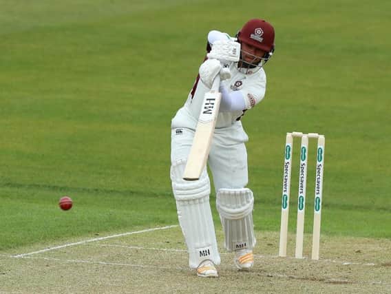 Ricardo Vasconcelos hit a century on the second day at Durham