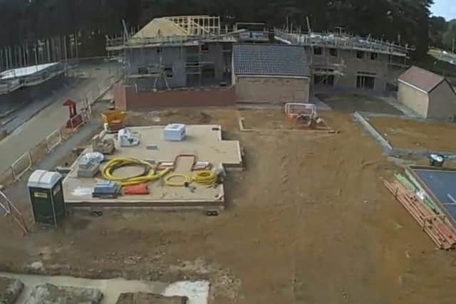 A timelapse video has been produced showing the progress at Loxton Fields