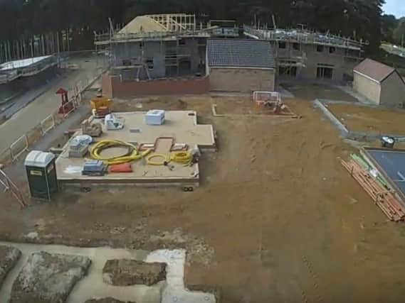 A timelapse video has been produced showing the progress at Loxton Fields