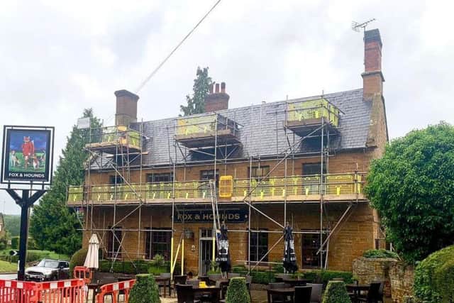 The Fox and Hounds in Lower Harlestone is set to undergo a makeover in June and July.