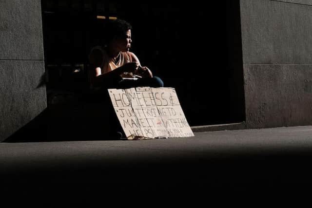 Homelessness stock photo courtesy of Getty Images