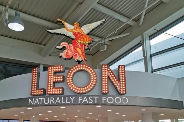 The restaurant specialises in natural fast food