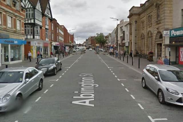 There were eight reports of violence and sexual offences on or near Abington Street.