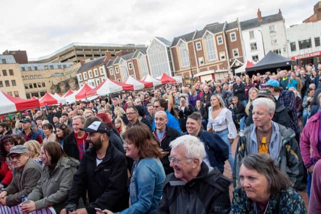 Some of the crowds at Northampton Music Festival 2019. Photo: Dave Jackson