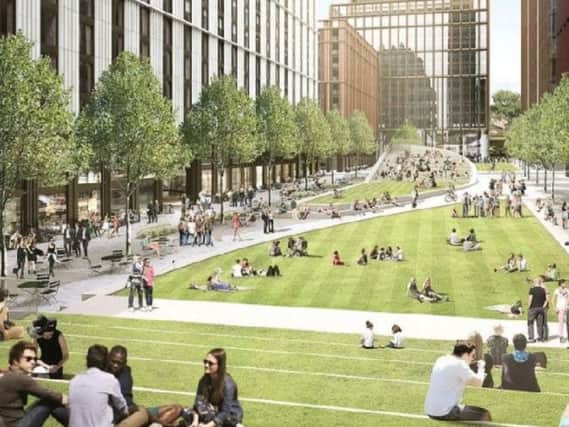 Proposals in the town centre masterplan include a park on the site of the former Greyfriars bus station