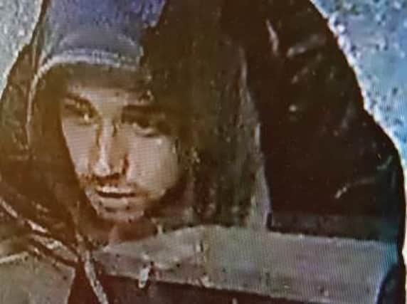 Northamptonshire Police want to speak to this man about the burglaries in East Hunsbury last night