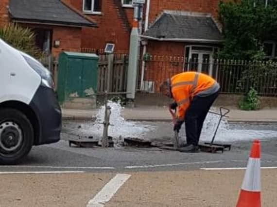 Anglian Water is carrying out works on Weedon Road and Barrack Road. Delays are being felt in Weedon Road and water pressure in the area has dropped.