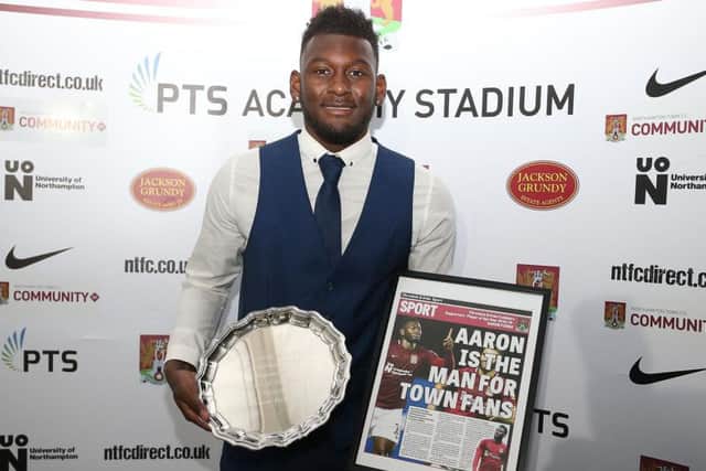 Aaron Pierre was named the Cobblers player of the year in May(Picture: Pete Norton)
