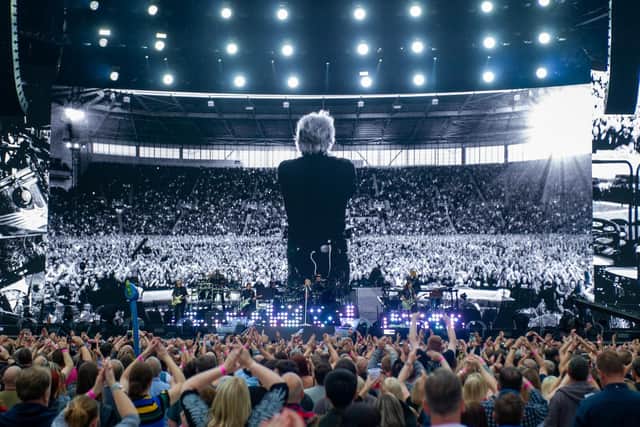 Bon Jovi on stage. Picture: David Jackson