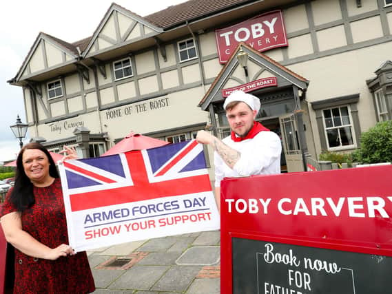 Toby Carvery is supporting Armed Forces Day