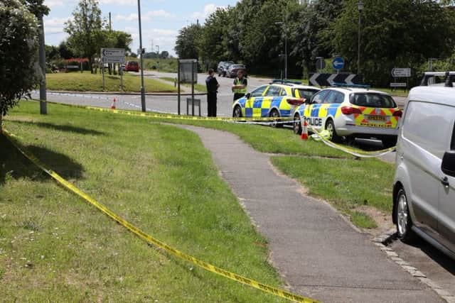 Little Harrowden murder scene