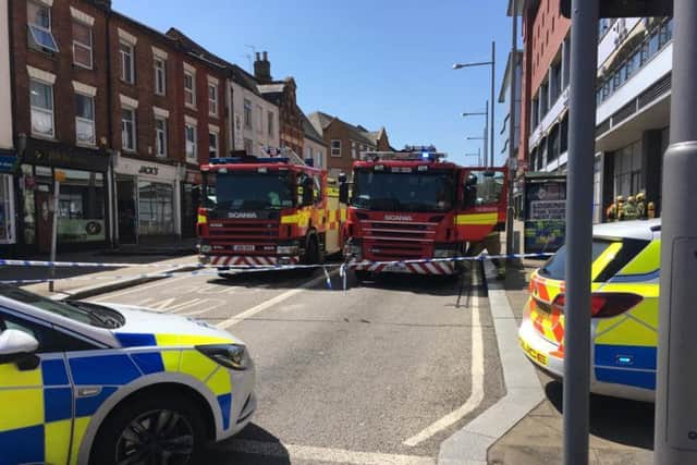 Northamptonshire Police have confirmed there has been a gas explosion in Northampton town centre.