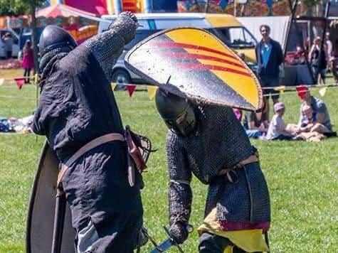 Re-enactment group Historia Normannis will be performing at Upton Meadows Community Show. Photo courtesy of Jonathan Cobb.