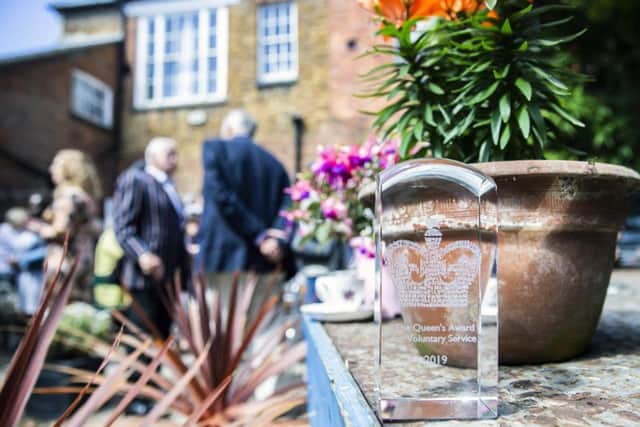 The prestigious award was handed over to the charity by the Lord Lieutenant of Northampton.