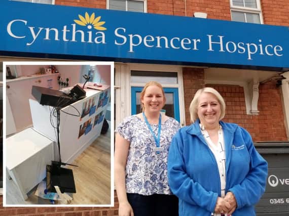 Cynthia Spencer Hospice charity shop want to thank their community for supporting them after a break in last week.