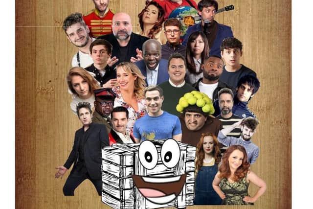 The Comedy Crate Festival 2019 line up includes TV stars and sold-out performers from Edinburgh Fringe.