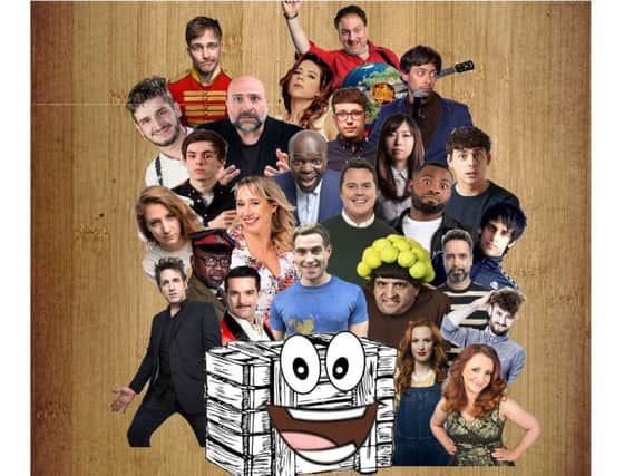 The Comedy Crate Festival 2019 line up includes TV stars and sold-out performers from Edinburgh Fringe.