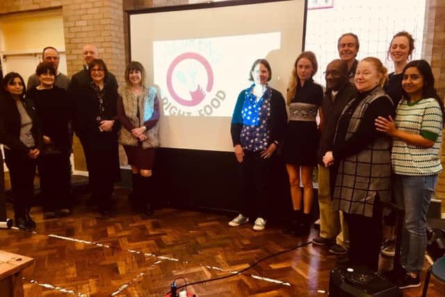 A recent meeting of the Food Poverty Network