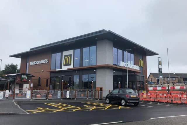 A new McDonald's in Northampton has hired door staff for its afternoon service.