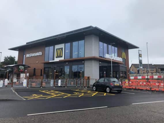 A new McDonald's in Northampton has hired door staff for its afternoon service.