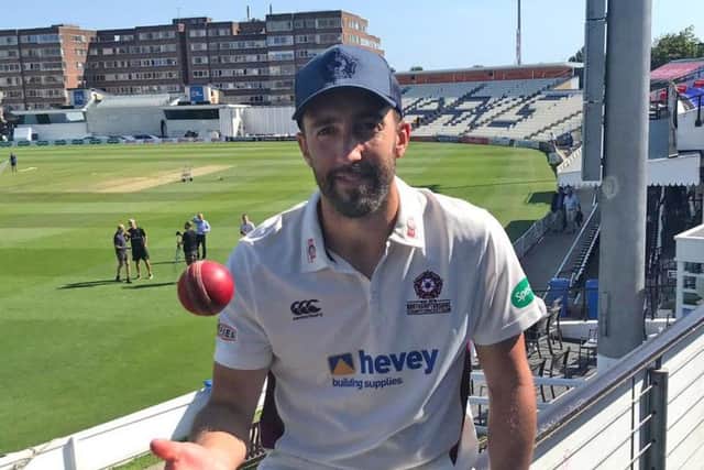 Ben Sanderson took 10 wickets in the match as Northants smashed Sussex