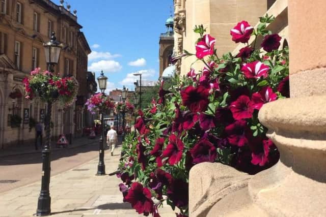 East Midlands in Bloom judges visited Northampton today.