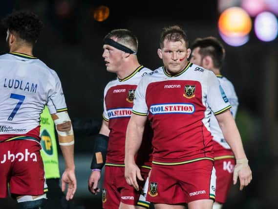 Dylan Hartley has not played since Saints beat Worcester at Sixways in December