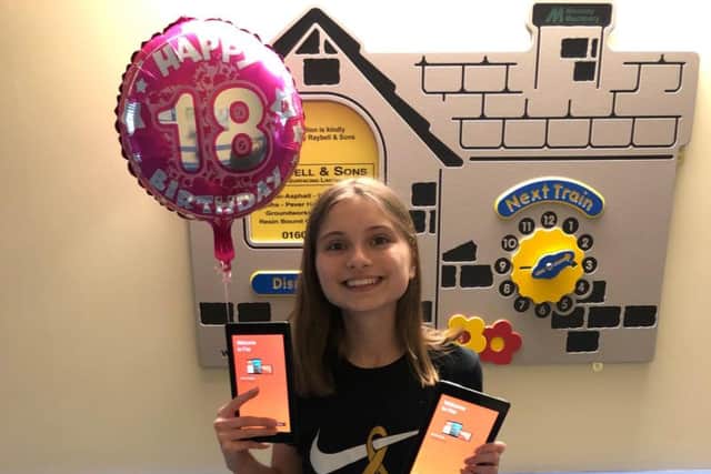 Amazing Ellie has successfully beaten her 50 gift target as 150 toys have poured in on her Amazon wish list for poorly children on Northampton's wards. Picture credit: Insight Magazine.