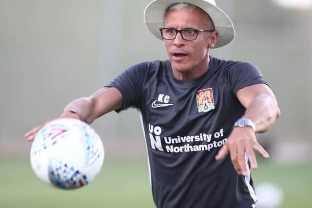 Cobblers boss Keith Curle