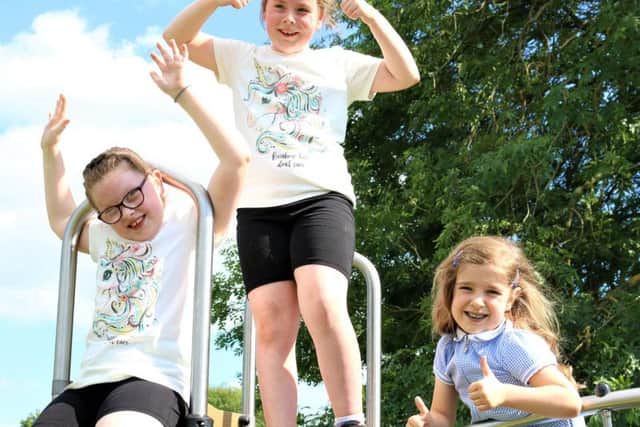 There's lots of fun to be had now in Thorplands after a 25,000 play park has been installed.