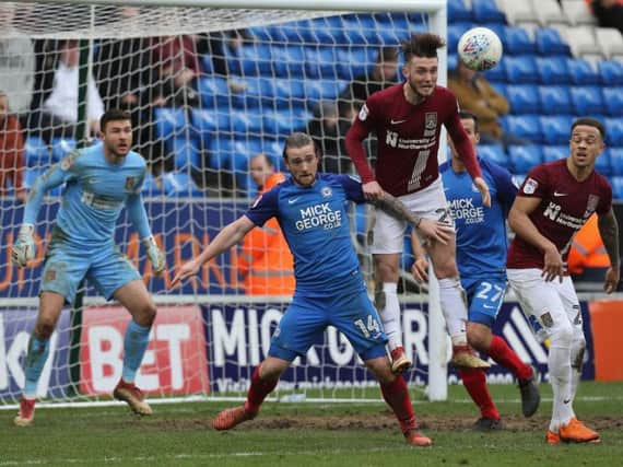 The Cobblers' most recent meeting with Peterborough United was in April, 2018