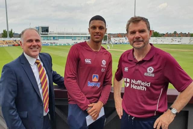 Emilio Gay has been given a professional contract at Northants