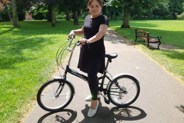 Cllr Rufia Ashraf wants there to be more cycle lanes in Northampton. Photo: Northampton Labour Party