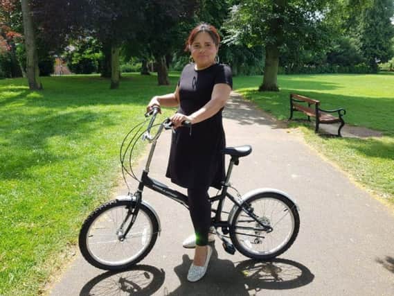 Cllr Rufia Ashraf wants there to be more cycle lanes in Northampton. Photo: Northampton Labour Party