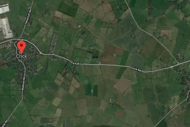 A number of sheep were killed and illegally butchered in a field off the A428 between Crick and West Haddon