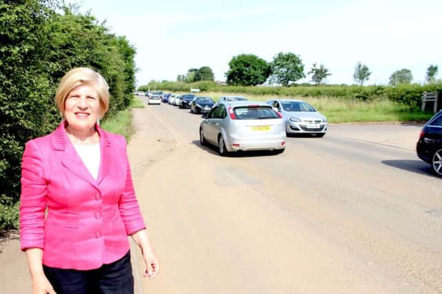 Sally Keeble says the North West Relief Road is not 'fit for purpose'.