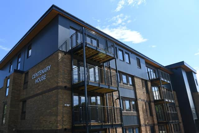 The remodelled and extended flatblock was unveiled on July 10.