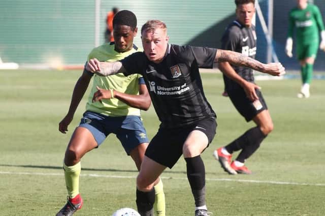Nicky Adams in action during the friendly draw with Bournemouth Under-23s