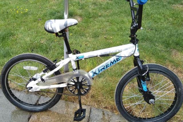 Milton Keynes dad Geoff Wallis wants to donate this BMX to the victim of a bike robbery in Northampton.
