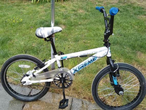 Milton Keynes dad Geoff Wallis wants to donate this BMX to the victim of a bike robbery in Northampton.