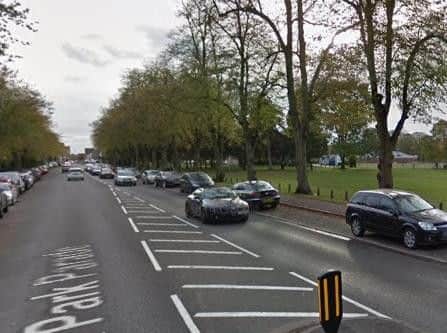The altercation was on East Park Parade, Northampton. Photo: Google