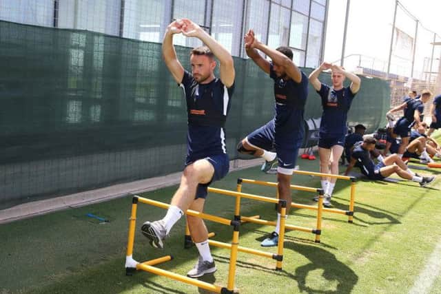 Matty Warburton warms up in Spain