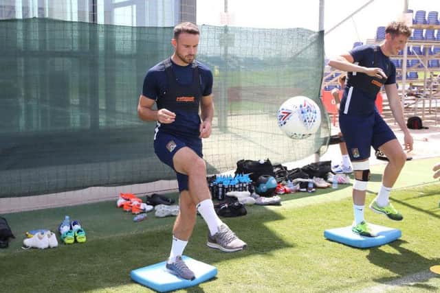 Getting the balance right... Matty Warburton