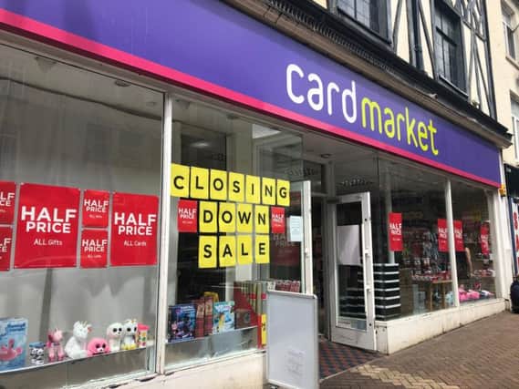 Cardmarket - WH Smiths budget store - is closing down in September.