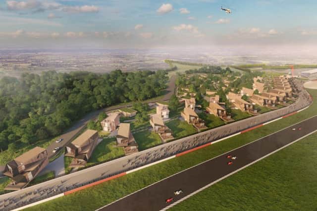 An artist's impression of the 'Residences at Silverstone' scheme