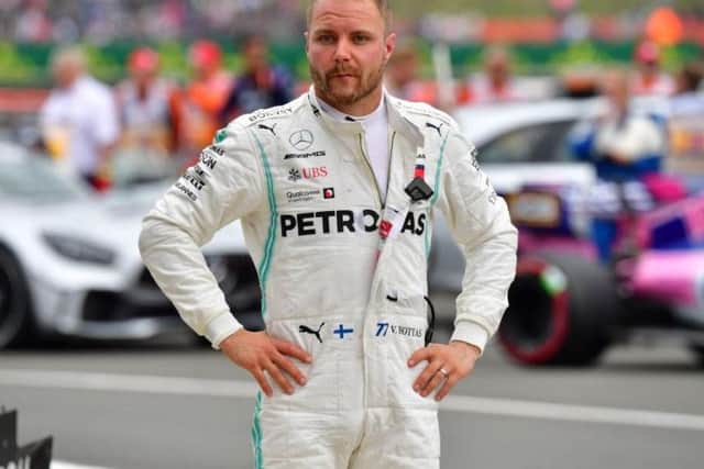 Valterri Bottas finished second