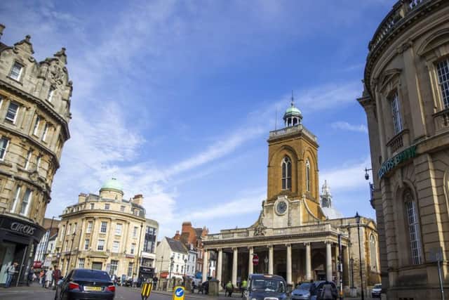 Uddin blinded his victim in his right eye after punching him in the face in Mercer's Row, Northampton.