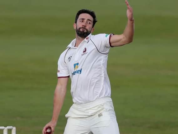 Ben Sanderson took five wickets in Derbyshire's first innings