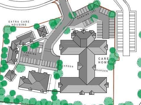 Planning permission for the care home was approved in 2016 - but has made little progress since then.