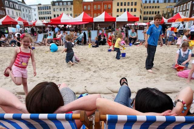 The sandpit has been enjoyed by children for more than five years.